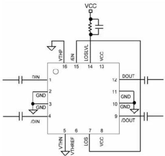 Microchip SY88353BL - Typical Application Circuit - 2