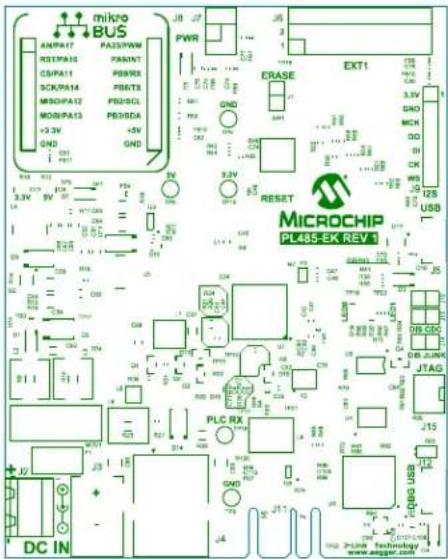 Microchip PL485-EK - PL485-EK Layout - 5