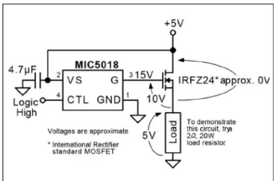 Microchip MIC5018 - Standard MOSFET - 1