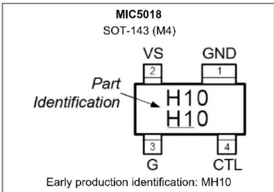 Microchip MIC5018 - Package Type - 1