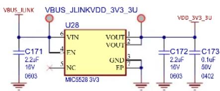 Microchip MIC2800 - Embedded Debugger (J-Link-OB) Interface - 2