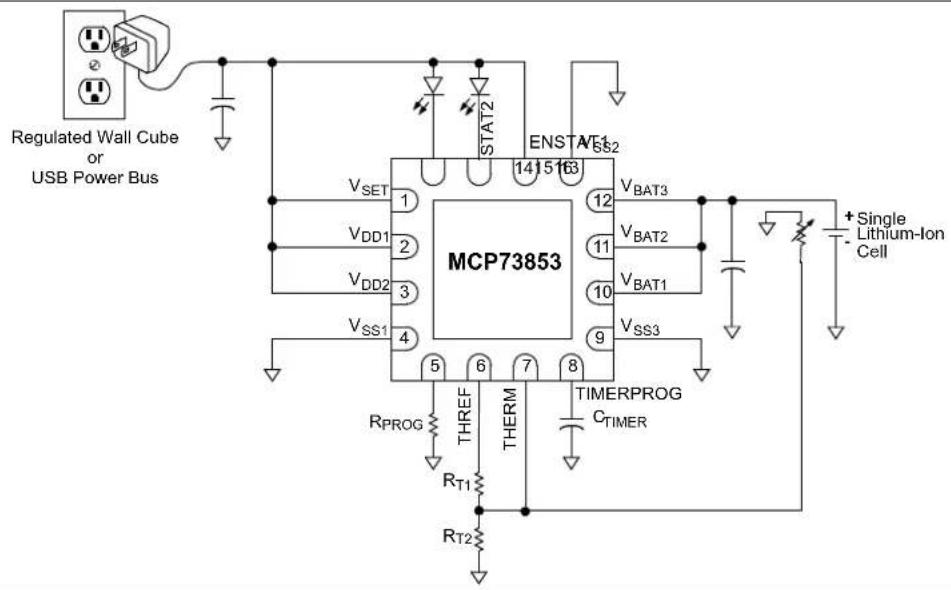 Microchip MCP73855 - APPLICATIONS - 1