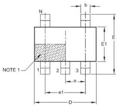 Microchip MCP1603 - 5-Lead Plastic Thin Small Outline Transistor (OS) [TSOT] - 1