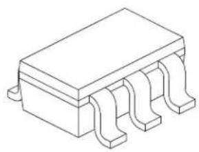 Microchip MCP1603 - 5-Lead Plastic Thin Small Outline Transistor (OS) [TSOT] - 2