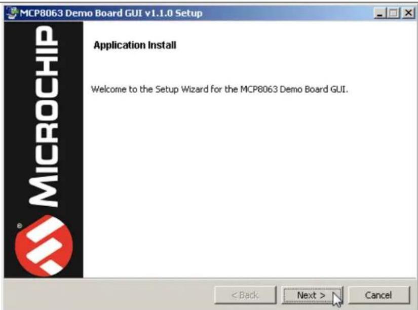 Microchip MCP8063 - Software Installation - 1
