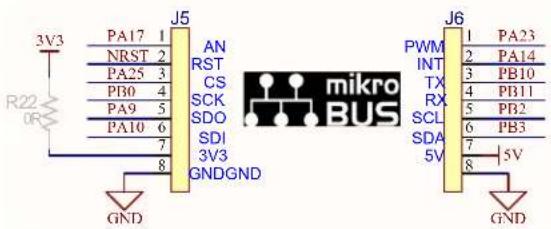 Microchip PL360G55CB-EK - mikroBUS Connector - 2