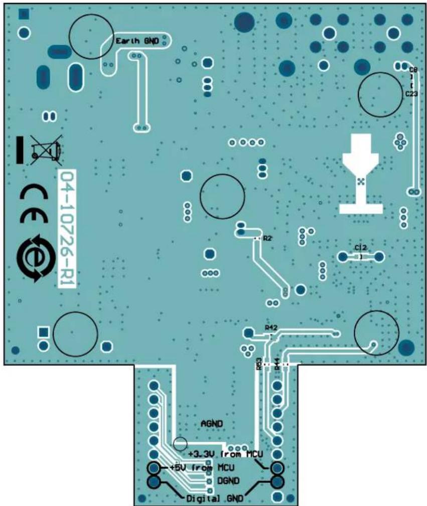 Microchip PAC1932 - A.8 BOARD ADM00872 - TOP COPPER LAYER - 8