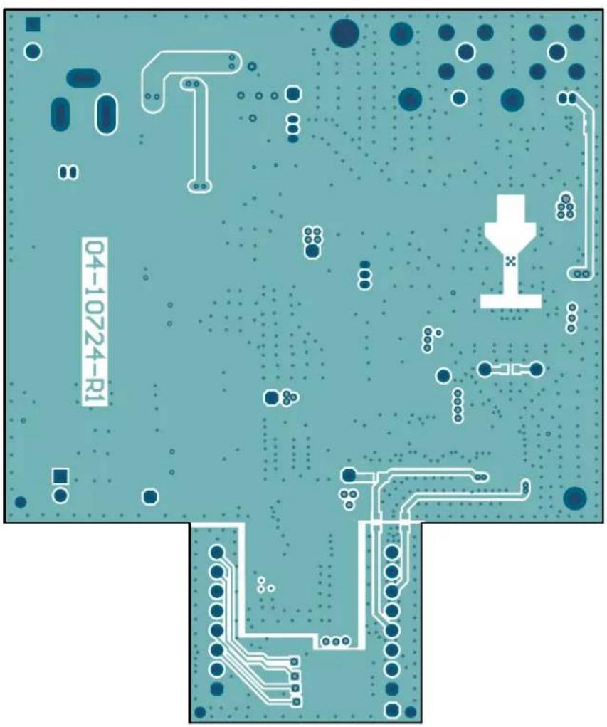 Microchip PAC1932 - A.8 BOARD ADM00872 - TOP COPPER LAYER - 2