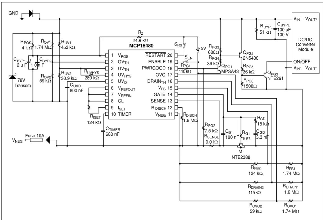 Microchip MCP18480 - APPENDIX B: MCP18480 SCHEMATICS - 1