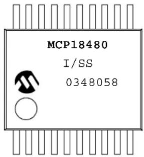 Microchip MCP18480 - Package Marking Information - 2