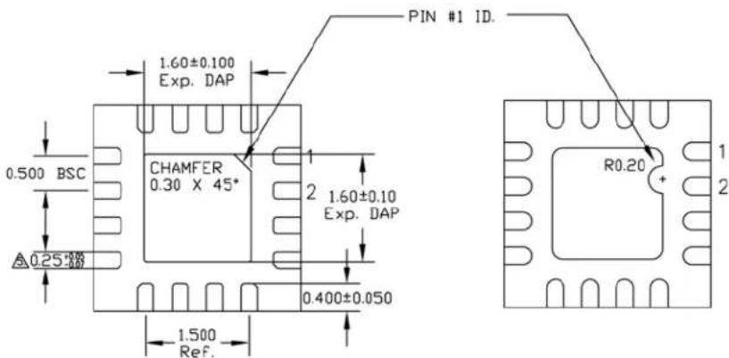 Microchip SY56020R - Package Information - 2