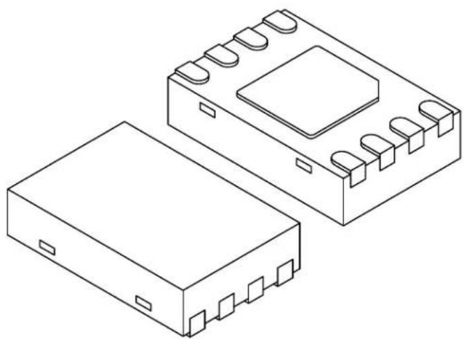 Microchip MCP16252 - 8-Lead Plastic Dual Flat, No Lead Package (MNY) - 2x3x0.8 mm Body [TDFN] With 1.4x1.3 mm Exposed Pad (JEDEC Package type WDFN) - 1