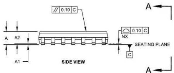 Microchip CAP1208 - CAP1208 Package Drawings - 2