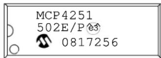 Microchip mcp4132 - Package Marking Information (Continued) - 7