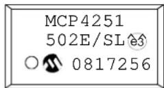 Microchip mcp4132 - Package Marking Information (Continued) - 8