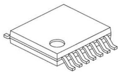 Microchip mcp4132 - 14-Lead Plastic Thin Shrink Small Outline (ST) - 4.4 mm Body [TSSOP] - 2