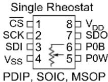 Microchip mcp4132 - Package Types (top view) - 2