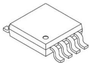 Microchip mcp4132 - 8-Lead Plastic Micro Small Outline Package (MS) [MSOP] - 2