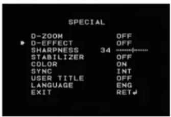 LG LS521P - Setting the D-EFFECT (Digital effect) - 1