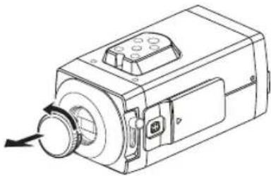 LG LSX701P - Mounting the Lens - 1