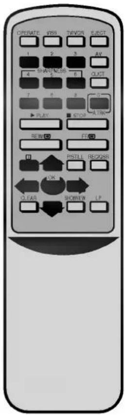 LG W424P - Storing TV stations in the VCR tuner - 1