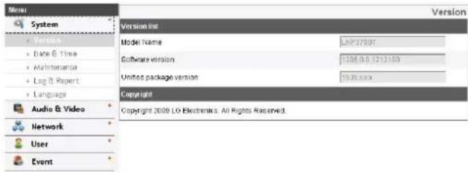 LG LVW900P - Version - 1