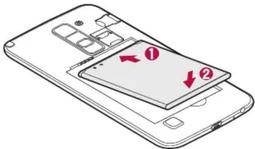 LG LGK520D - ВстановленняSIM-картита акумулятора - 5