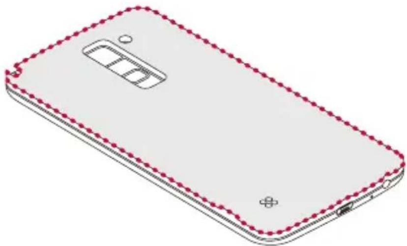 LG LGK520D - ВстановленняSIM-картита акумулятора - 6