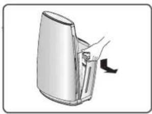 LG PH-U459WN - Pull out the water tank. - 1