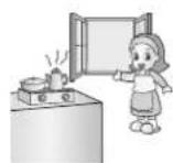 LG PH-U459WN - Use after enough air circulation when cooking - 1