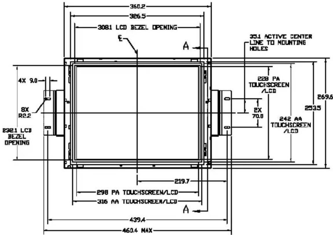 Planar LA1500RTR - Product Dimensions - 4
