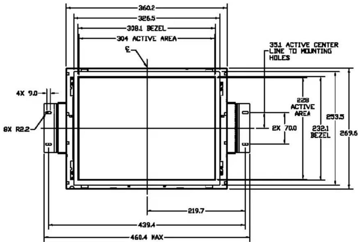Planar LA1500RTR - Product Dimensions - 2