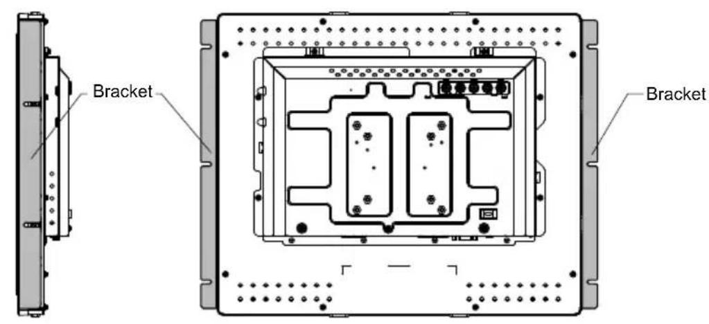 Planar LA1950RTC - Attaching the L-Brackets - 1
