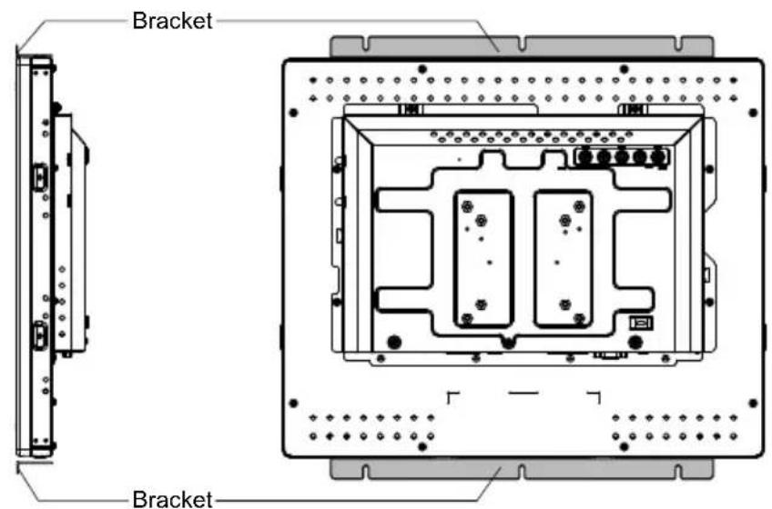 Planar LA1950RTC - Attaching the L-Brackets - 2