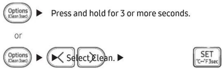 SAMSUNG AR24TVHYD - Canceling Auto clean - 1