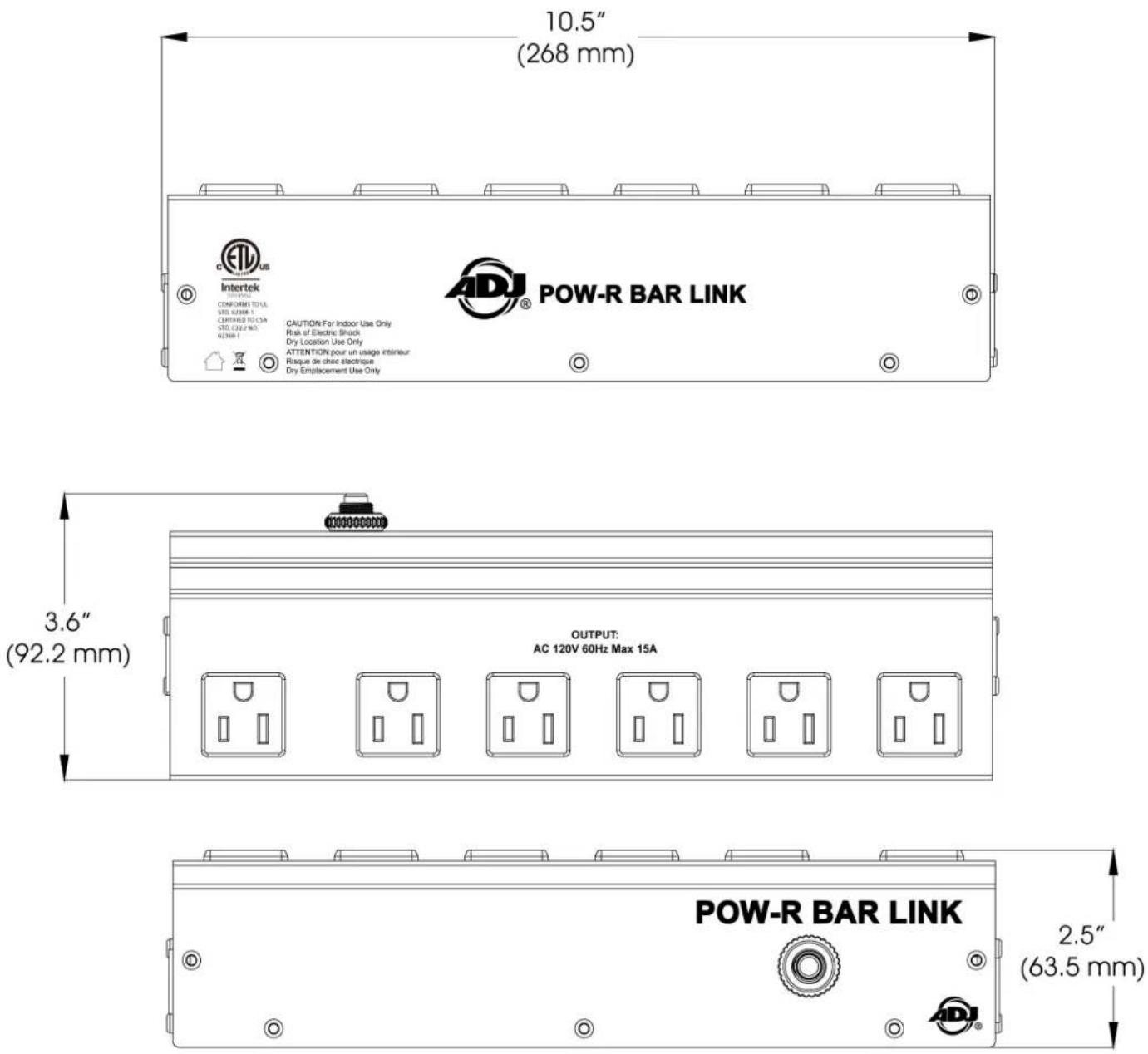 Adj POW-R BAR LINK - APPROVALS - 2