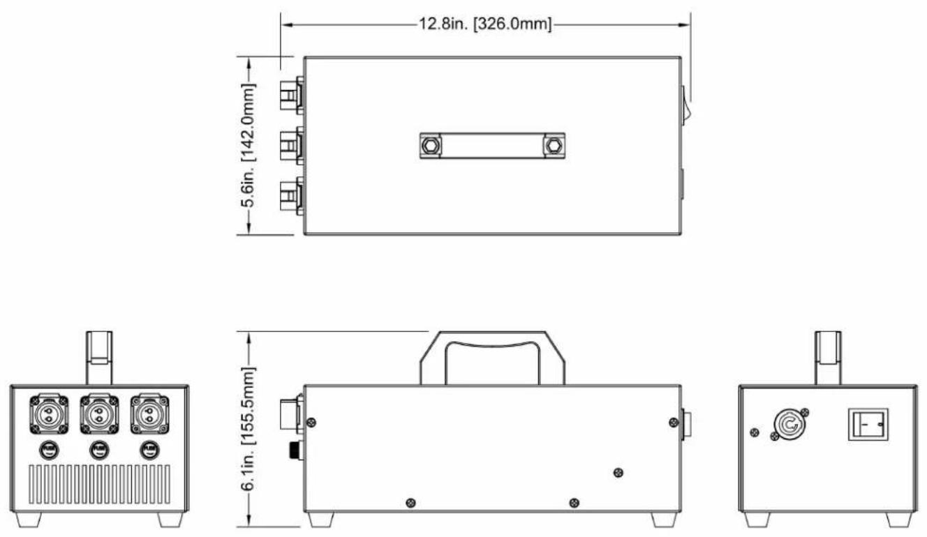 Adj MDF2PSUX20 - DIMENSION DRAWINGS - 1