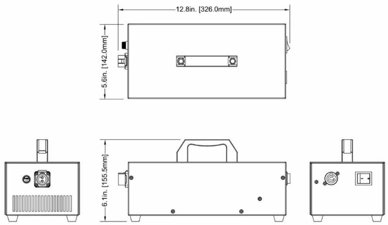 Adj MDF2PSUX9 - DIMENSION DRAWINGS - 1