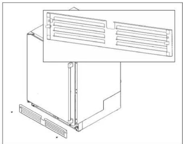 Perlick HH24RS-4-1L - TOE PLATE INSTALLATION - 1