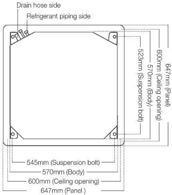 Kaden KM46 - Step 2: Hang indoor unit - 1