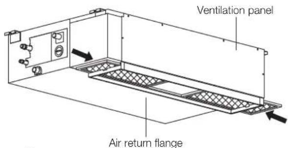 Kaden KM28 - Step 4: Adjust the air inlet direction (from rear side to under-side) - 3