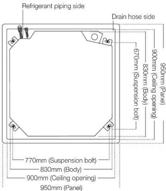 Kaden KM28 - Step 2: Hang indoor unit - 3