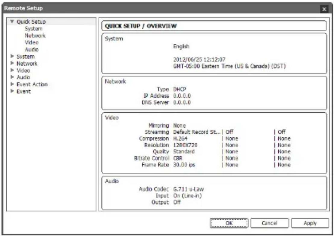 Costar CDI2118PZ - Camera Protocol - 3