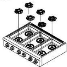 American Range Performer AROBSCT-4482GD - RANGETOP PREPARATION PERFORMER RANGETOP - 2