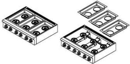 American Range Performer AROBSCT-4482GD - RANGETOP PREPARATION PERFORMER RANGETOP - 1