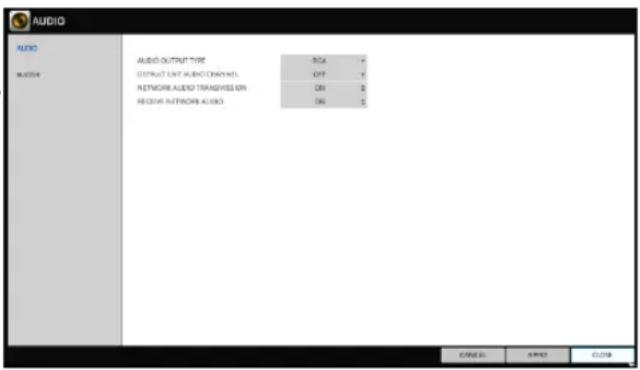Ganz DR-8F45AT - Audio Setup - 1