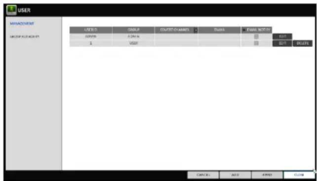 Ganz DR-8F45AT - Management - 1