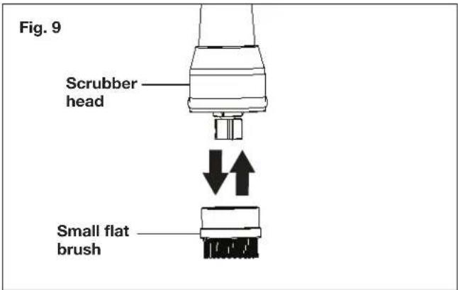 Fig. 9 Scrubber head Small flat brush
