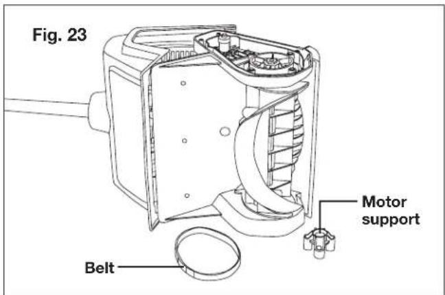 Fig. 23 Belt Motor support