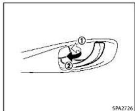 INFINITI QX55 (2014) - OPENINGANDCLOSINGWINDOWS WITHMECHANICALKEY - 1